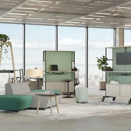 Einrichtung Meeting Space Mediawall