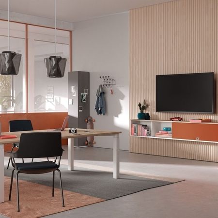 Konferenzmöbel kaufen, Elektrischer Konferenztisch, Höhenverstellbar